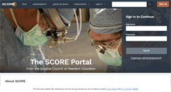 Desktop Screenshot of portal.surgicalcore.org
